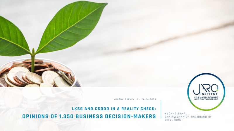 LKSG and CSDDD in a reality check: Opinions of 1,350 business decision-makers